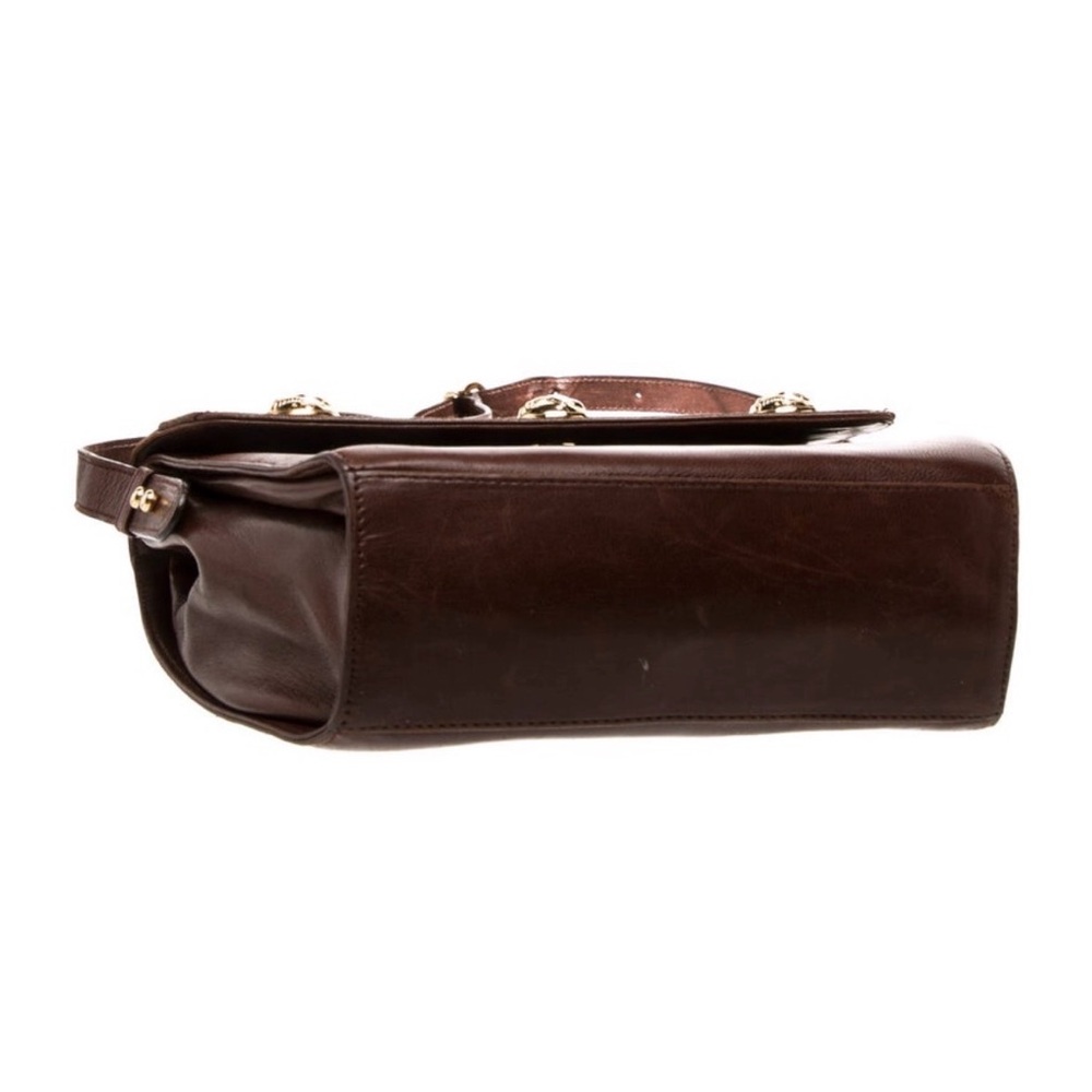 Salvatore Ferragamo Elegant Brown Leather Shoulder Bag - Picture 5 of 6